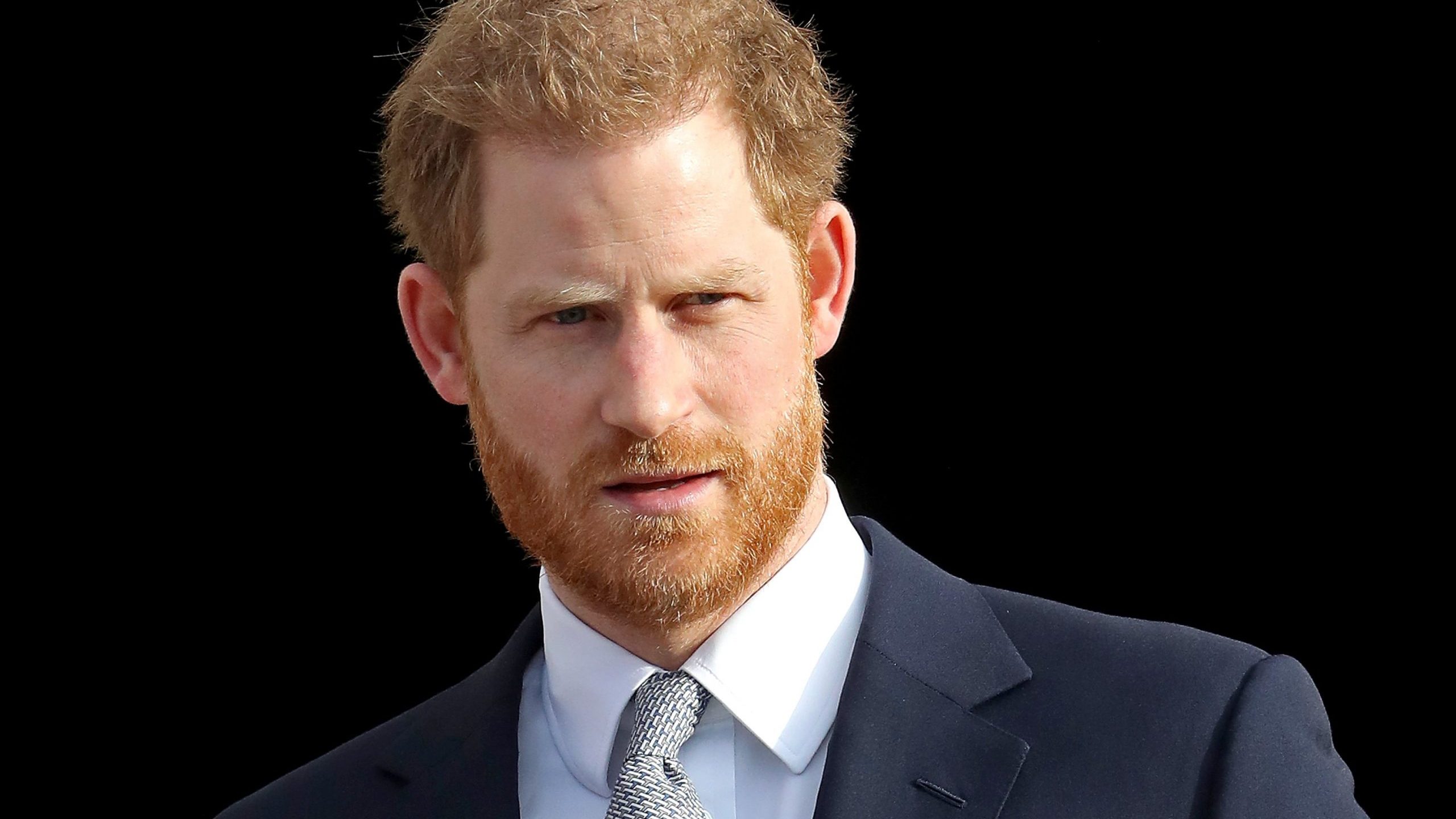 Prince Harry, Duke of Sussex, hosts the Rugby League World Cup 2021 draws for the men's, women's and wheelchair tournaments at Buckingham Palace on Jan. 16, 2020, in London, England. (Chris Jackson/Getty Images)