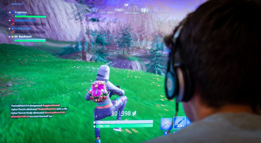 A gamer plays Fortnite in this undated photo. (Credit: Lenscap Photography/Shutterstock