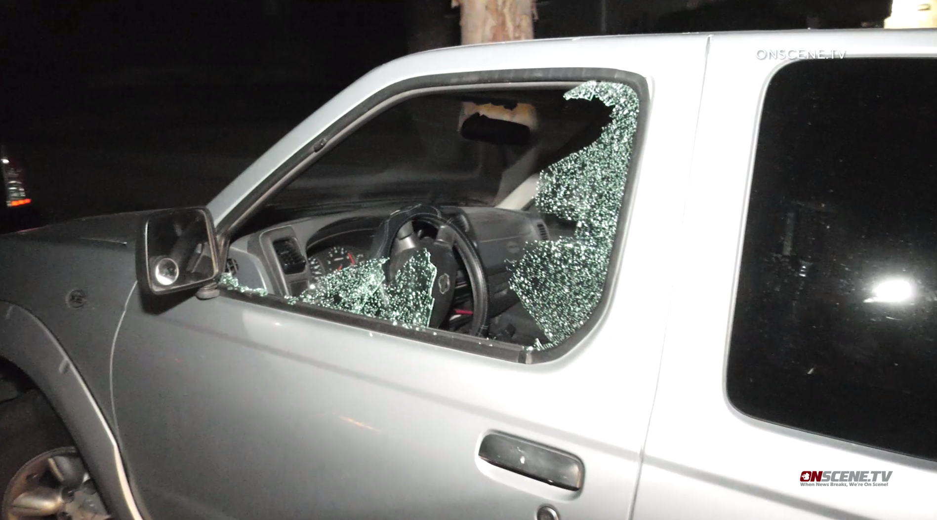 Dozens of vehicles were damaged in an overnight vandalism spree with a BB gun in Whittier and La Habra on Jan. 23, 2020. (KTLA)