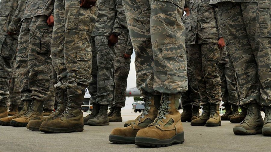 Members of the military are seen in this undated file photo. (Credit: U.S. Air Force)