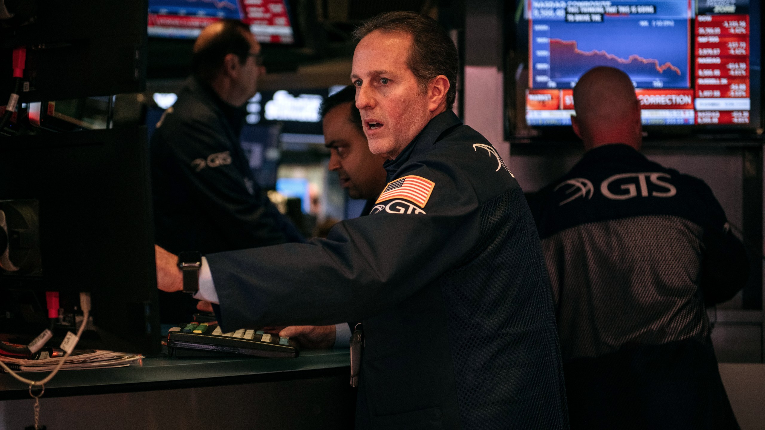 Traders work on the floor of the New York Stock Exchange on Feb. 27, 2020 in New York City. (Scott Heins/Getty Images)