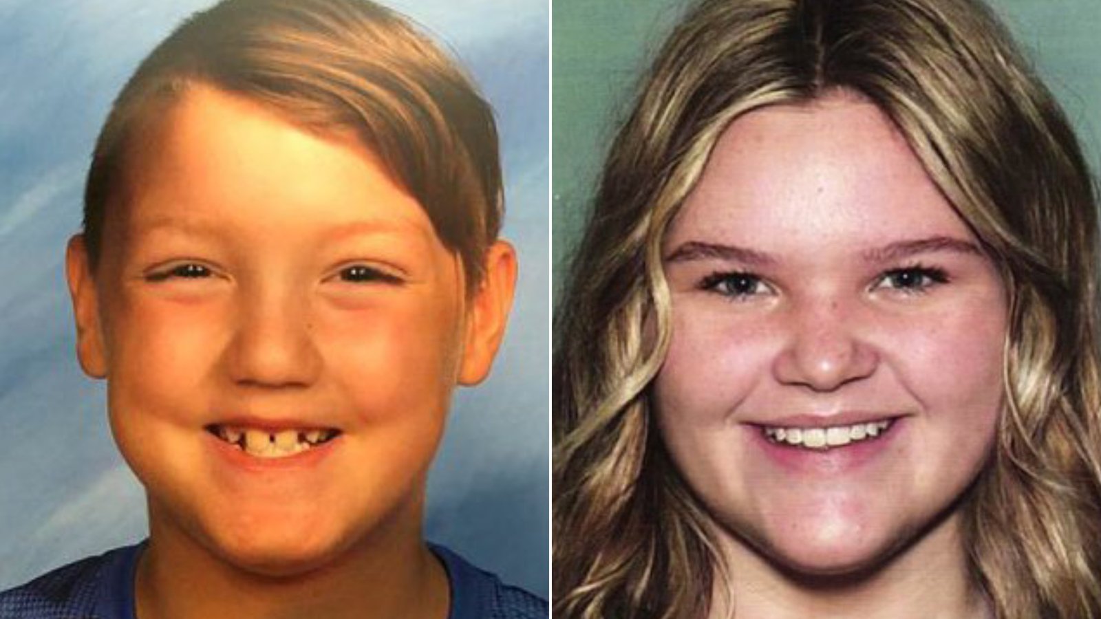 Joshua Vallow, left, and his sister Tylee Ryan are seen in photos released by the Rexburg Police Department.