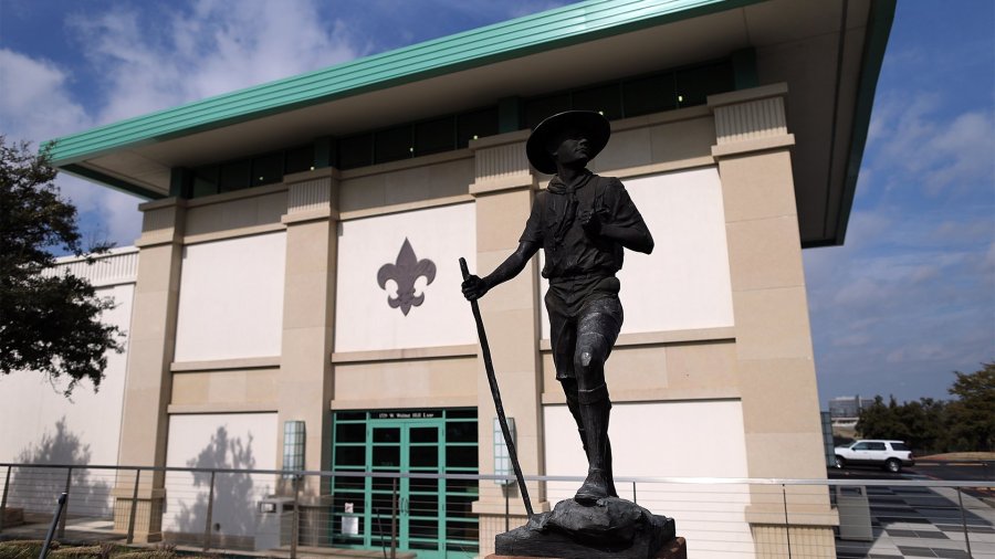 A general view of a statue outside the National Scouting Museum on February 4, 2013 in Irving, Texas. (Credit: Tom Pennington/Getty Images)