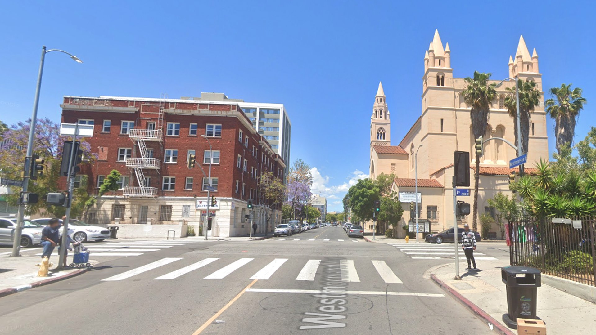 The intersection of 8th Street and Westmoreland Avenue in Westlake, as pictured in an Google Street View image.