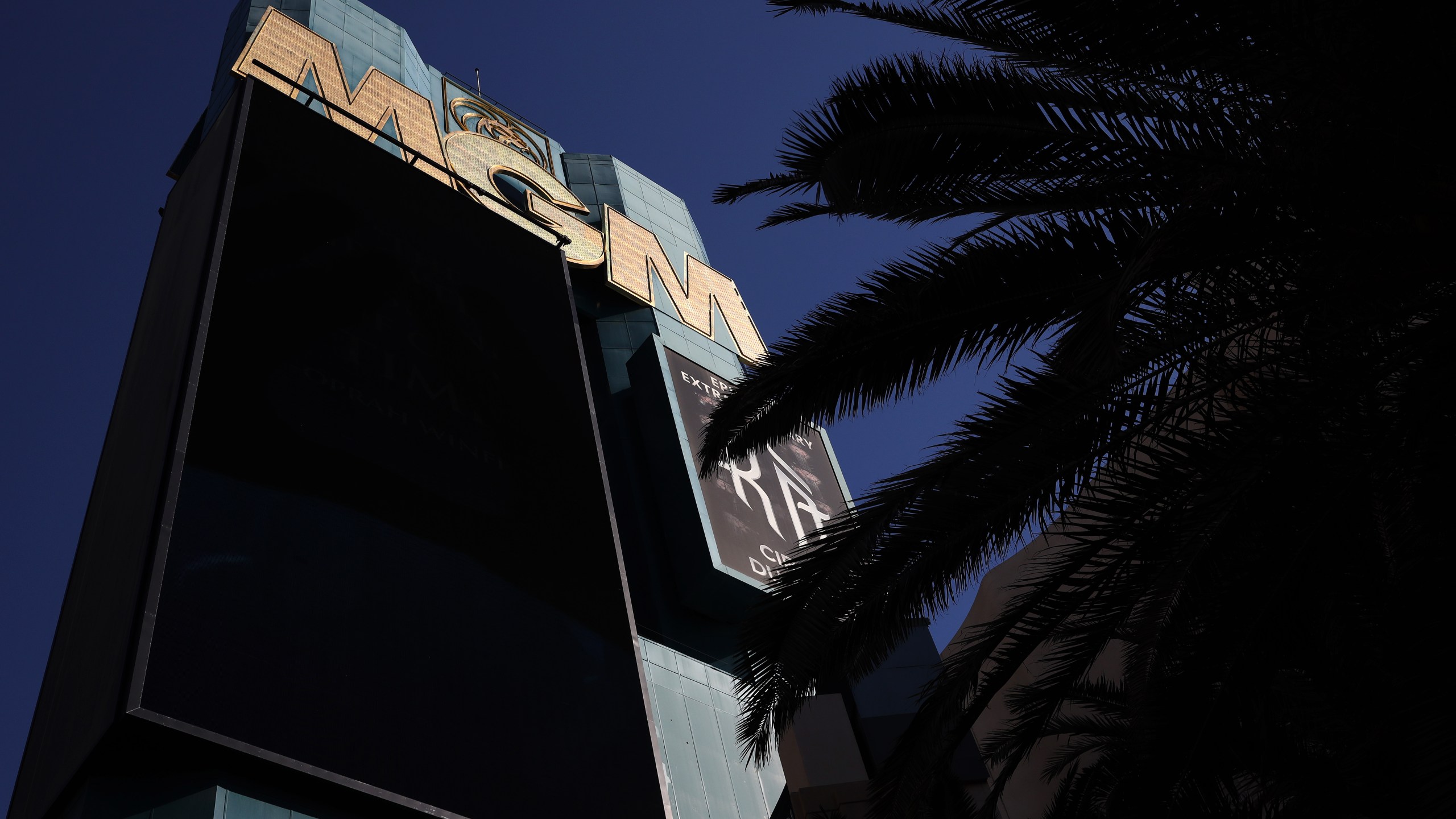 The MGM Grand Hotel and Casino is seen on Feb. 20, 2020, in Las Vegas, Nevada. (Credit: Win McNamee/Getty Images)