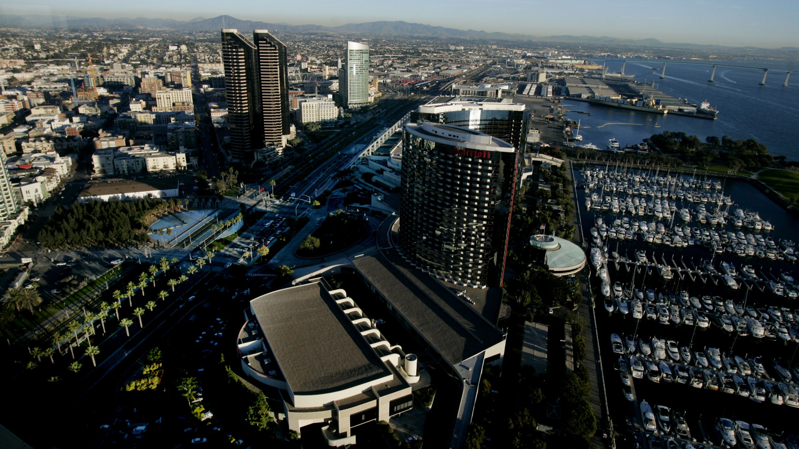 Downtown San Diego is seen in a photo from Dec. 6, 2005. (Sandy Huffaker/Getty Images)