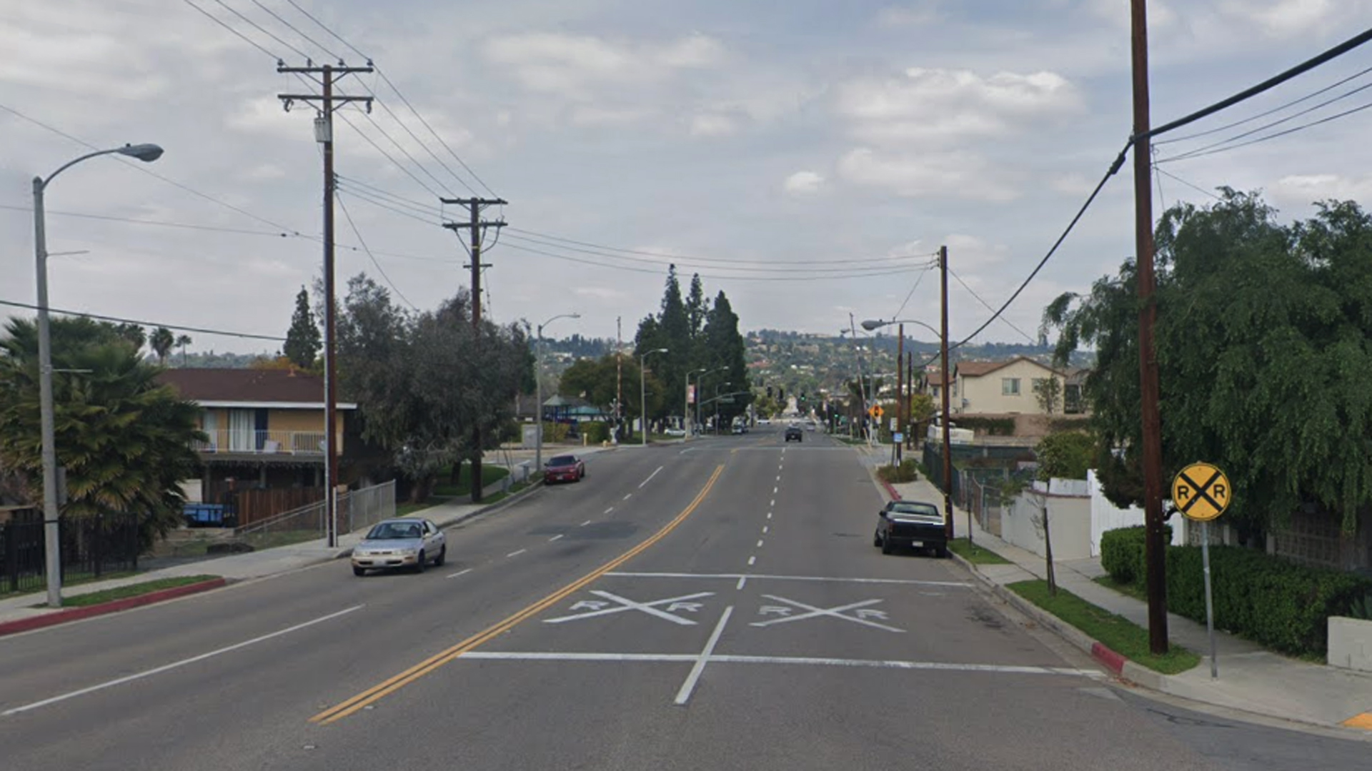 The 500 block of South Euclid Street in La Habra, as pictured in a Google Street View image.