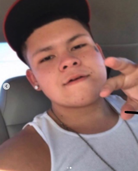 Jeremy Hernandez, 19, pictured in a photo (inverted) released by the Los Angeles County Sheriff's Department on March 22, 2020.