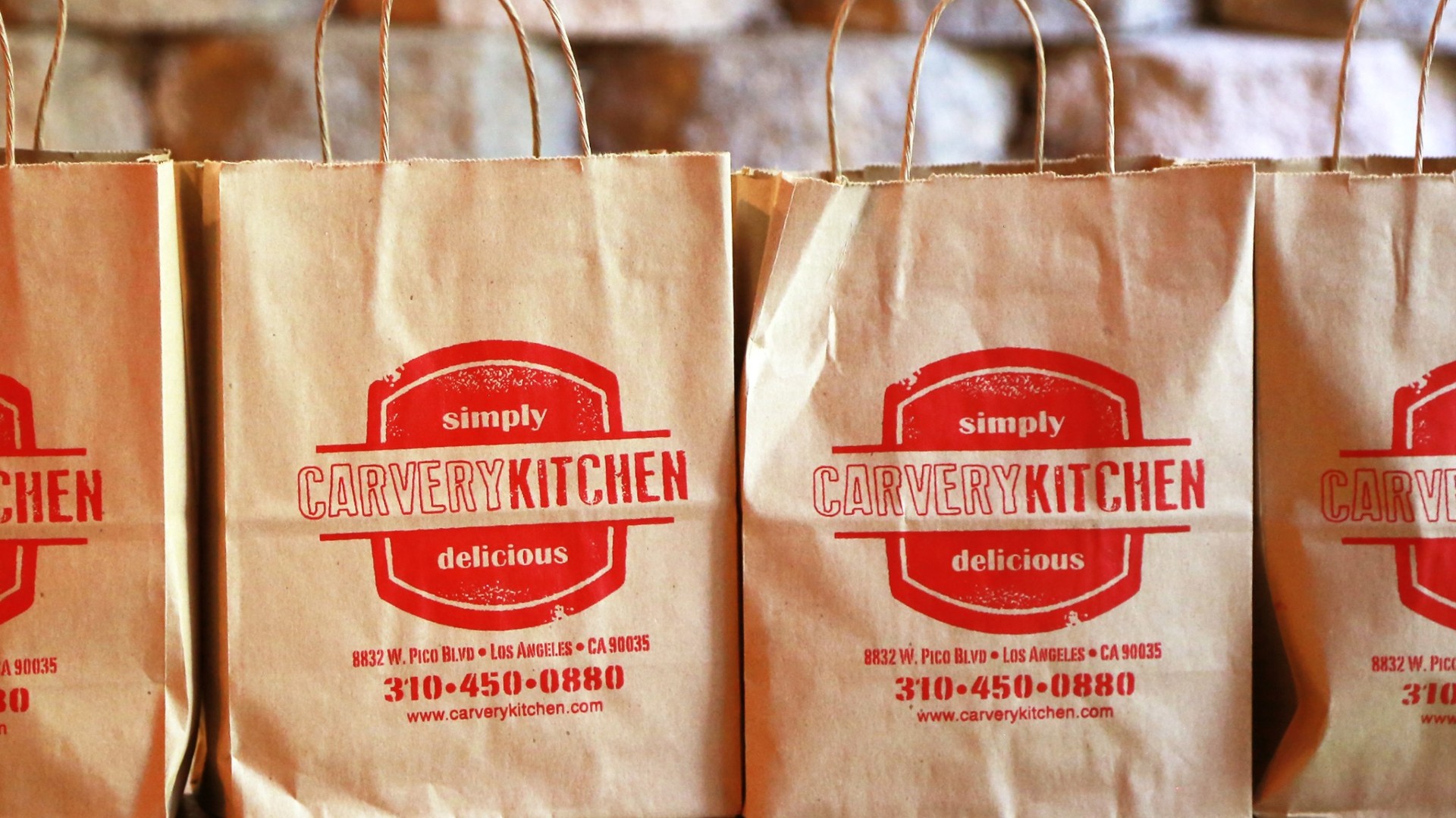 Carvery Kitchen take out bags are seen in an image posted to the restaurant's Facebook page.