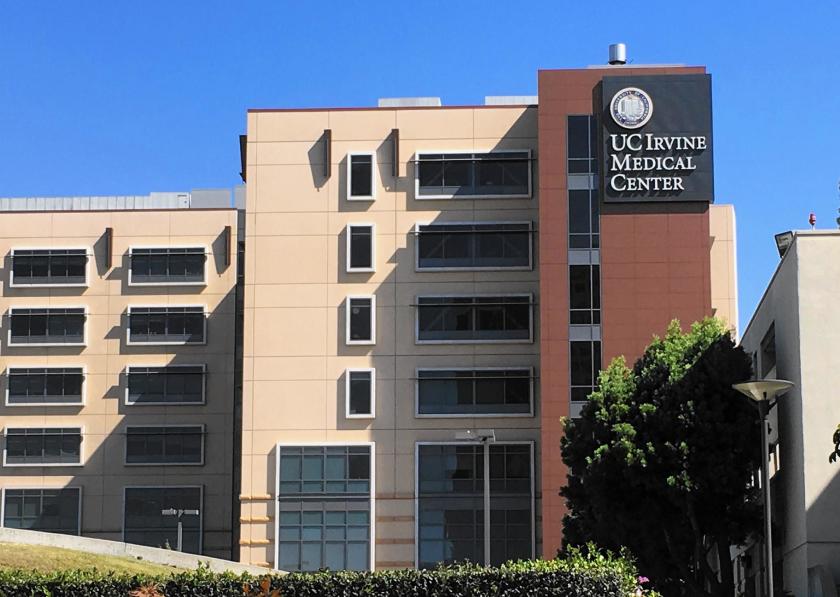 The UC Irvine Medical Center is seen in a file photo. (Credit: Los Angeles Times)