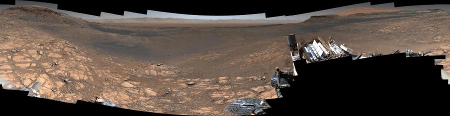 NASA's Curiosity rover captured its highest-resolution panorama of the Martian surface between Nov. 24 and Dec. 1, 2019. (JPL-Caltech/MSSS/NASA via CNN Wire)