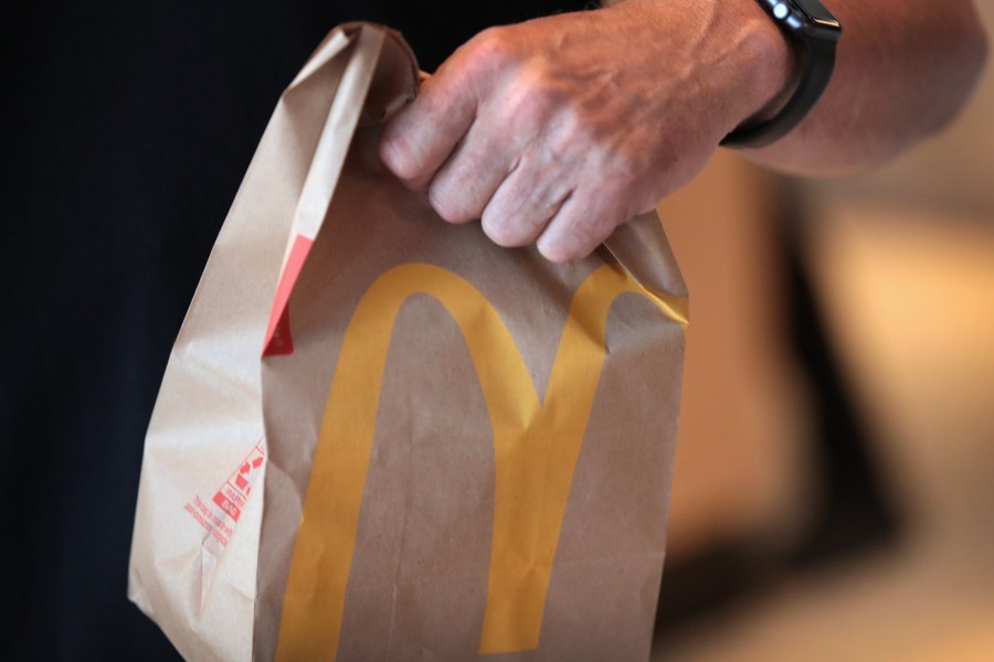 McDonald's is closing the dining areas at its corporate-owned restaurants amid concern over the coronavirus pandemic. It is also encouraging its franchisees, which operate about 93% of all locations, to do the same. (Scott Olson/Getty Images)