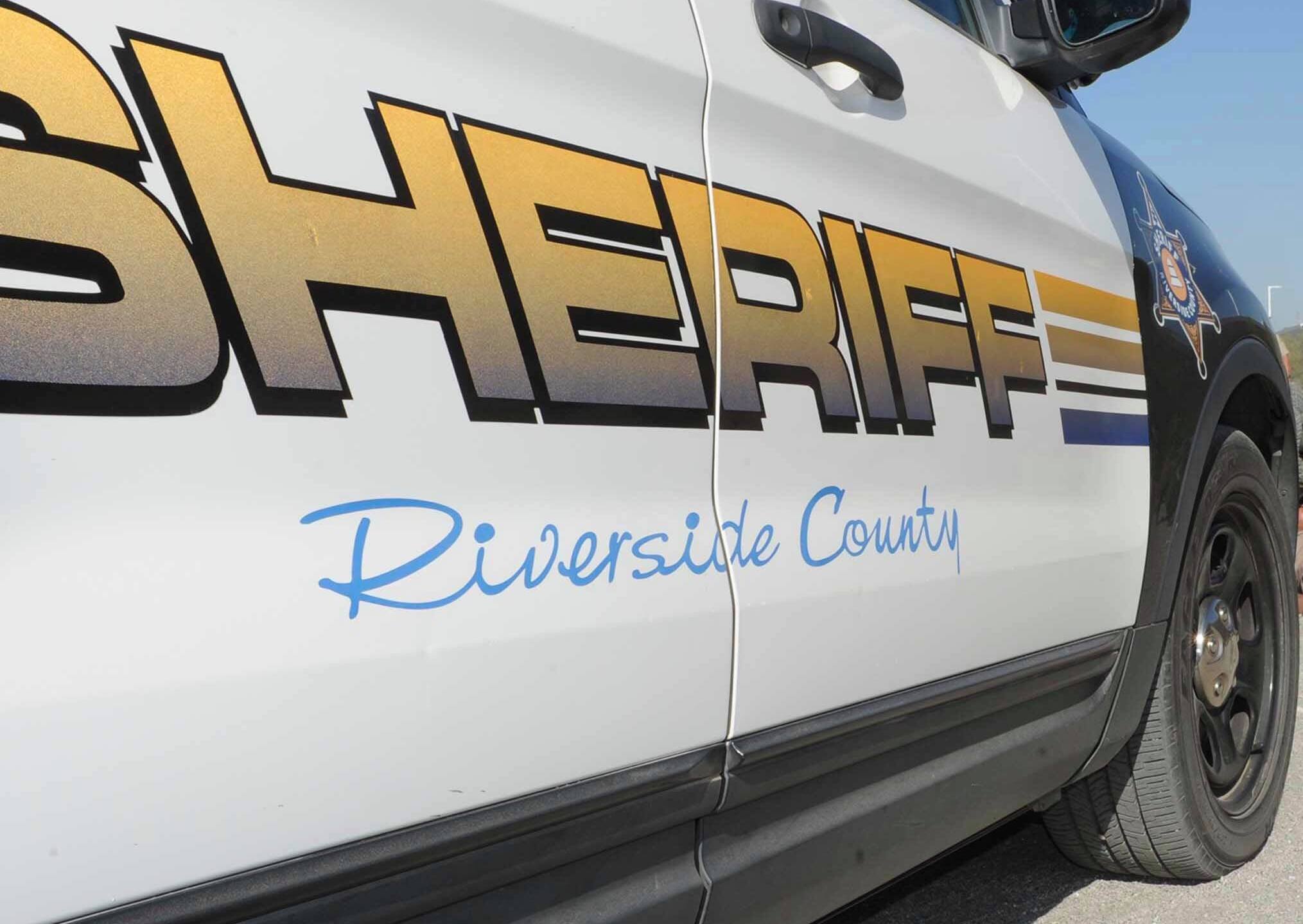 A Riverside County Sheriff's Department vehicle is seen in an undated file photo shared by the agency.