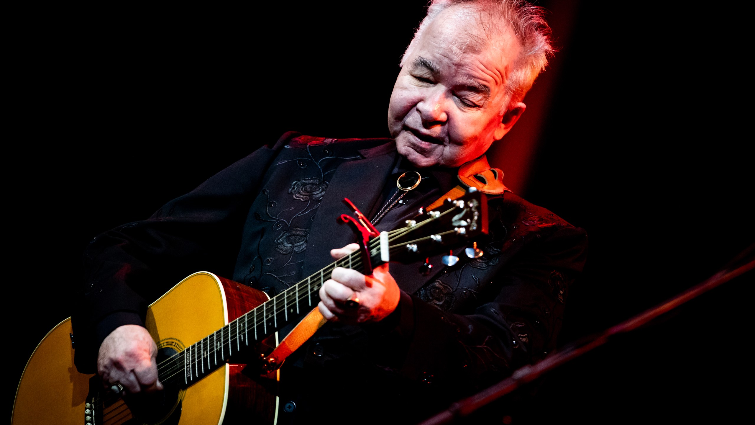 John Prine performs at John Anson Ford Amphitheatre on Oct. 1, 2019 in Hollywood. (Rich Fury/Getty Images)