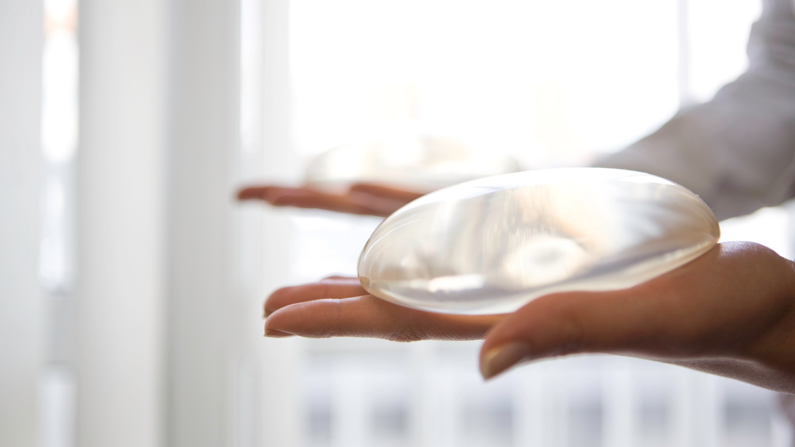 Breast implants are seen in a file photo. (iStock/Getty Images Plus)