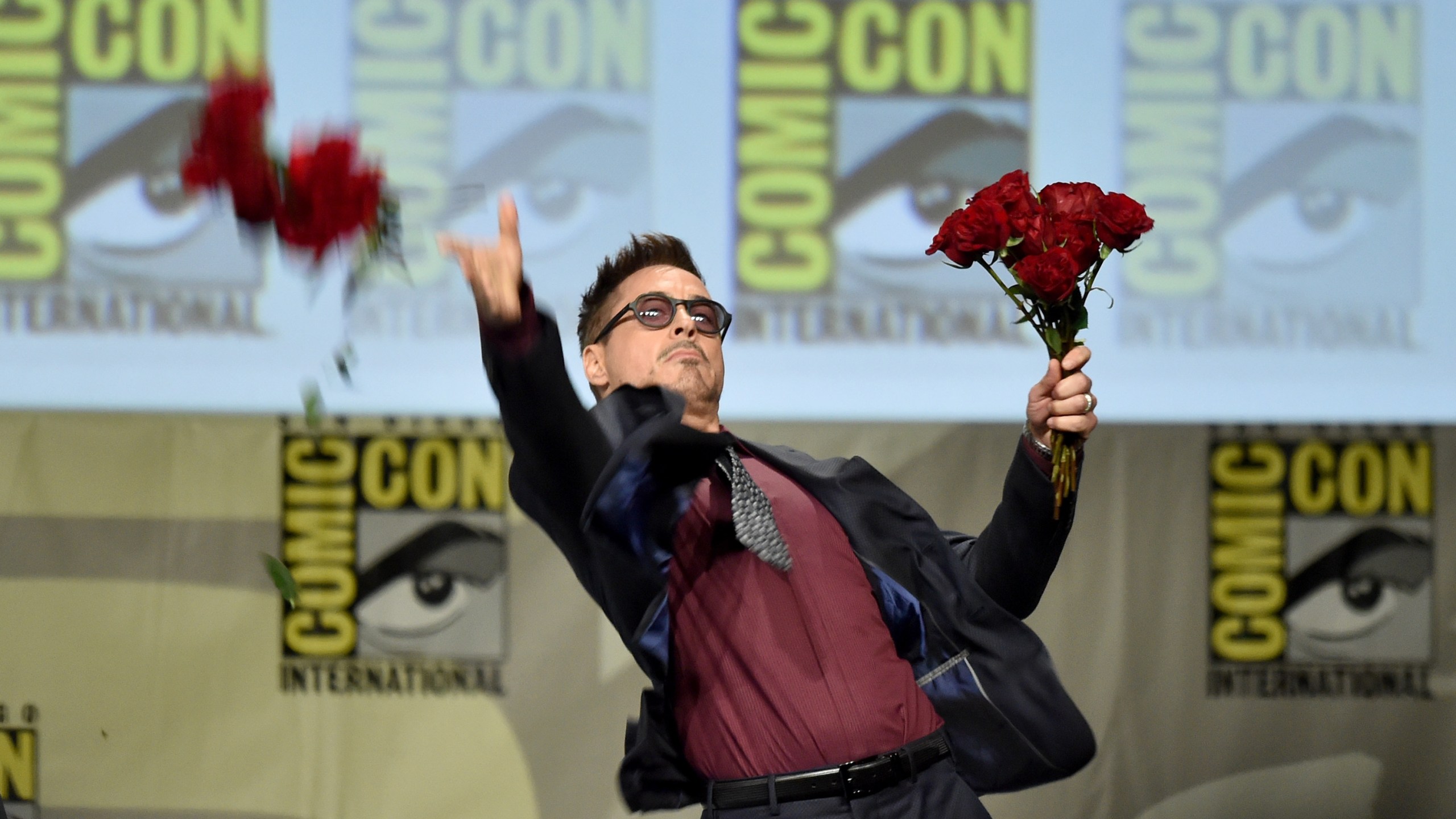 Actor Robert Downey Jr. attends the Marvel Studios panel during Comic-Con International 2014 at San Diego Convention Center on July 26, 2014 in San Diego. (Kevin Winter/Getty Images)