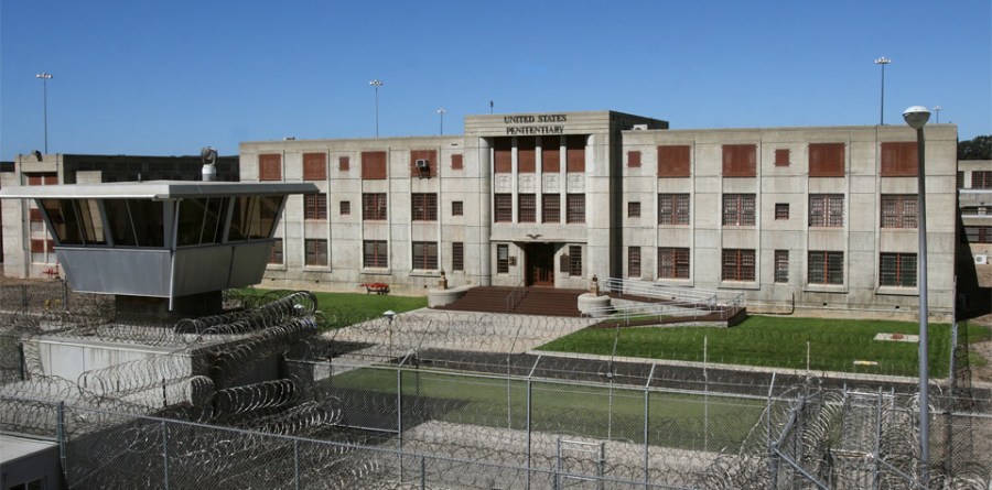 The federal prison in Lompoc is seen in an undated photo from the U.S. Bureau of Prisons.