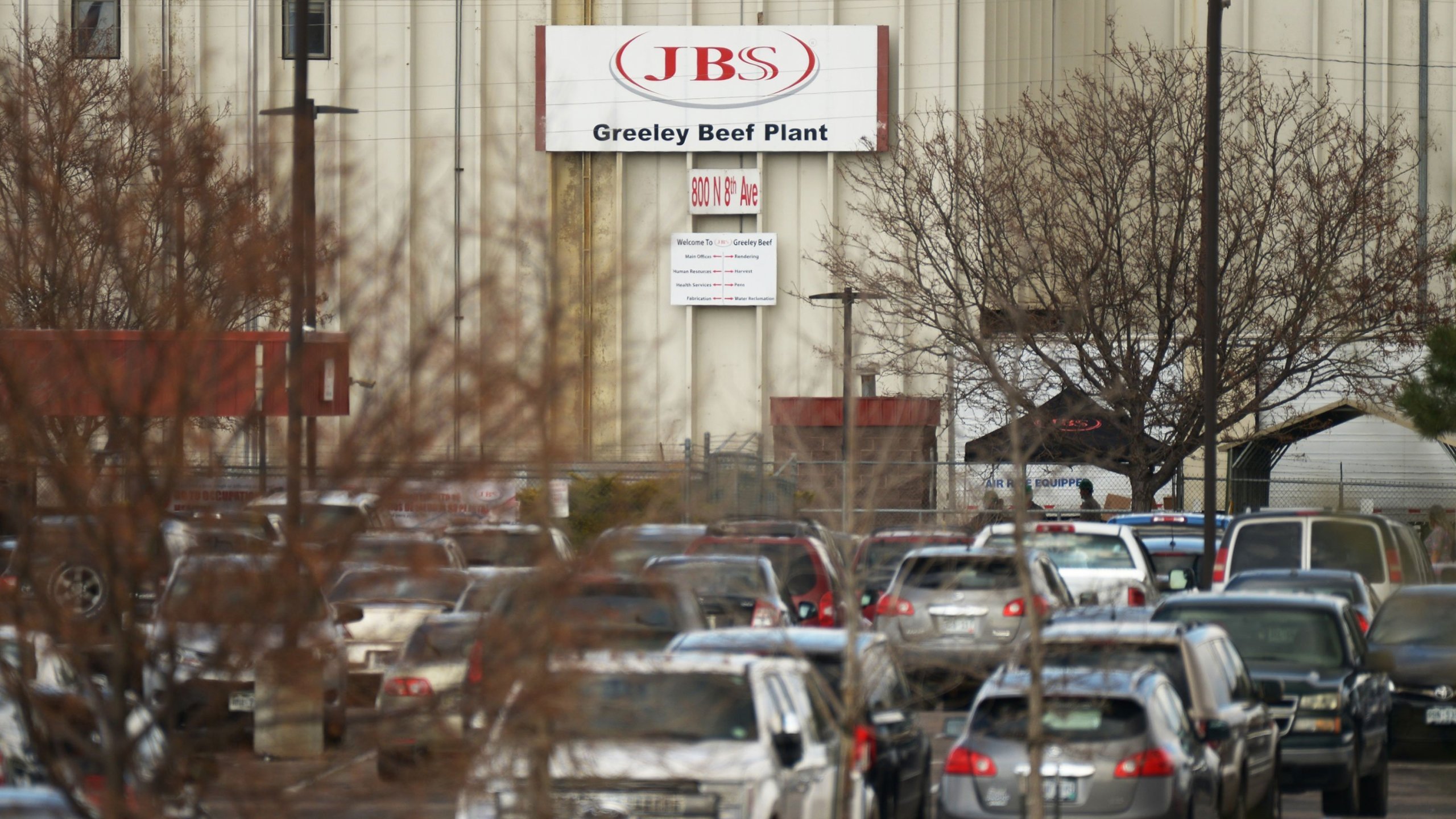 The JBS meatpacking plant in Greeley, Colorado is seen in this undated photo. (Hyoung Chang/MediaNews Group for Denver Post via Getty Images via CNN)