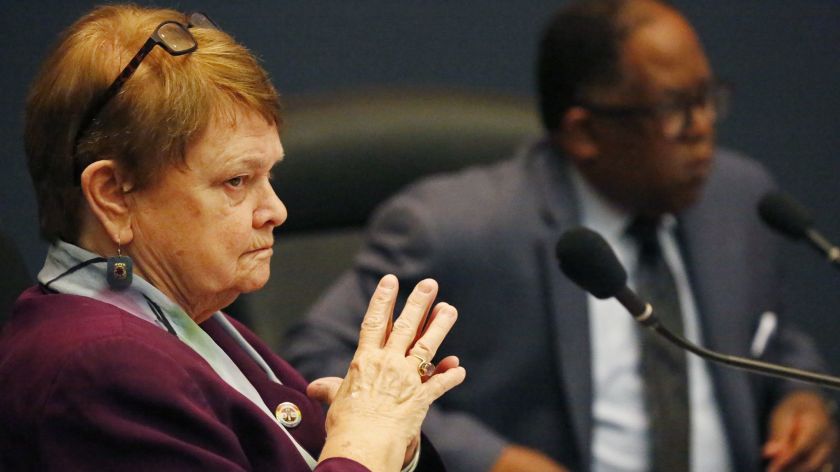 Los Angeles County Supervisors Sheila Kuehl and Mark Ridley-Thomas.(Al Seib / Los Angeles Times)