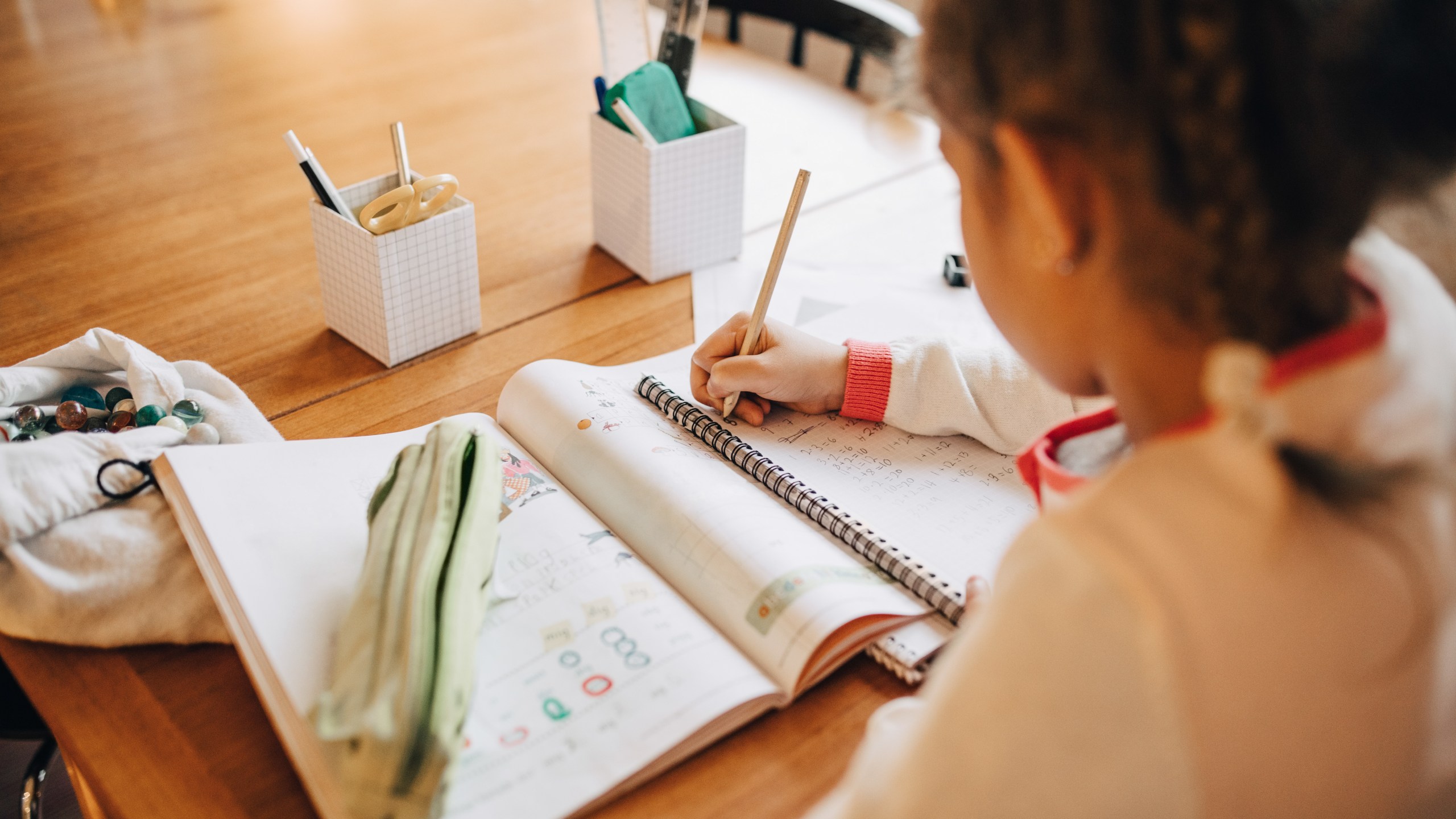 A student does homework in this file photo. (iStock/Getty Images Plus)