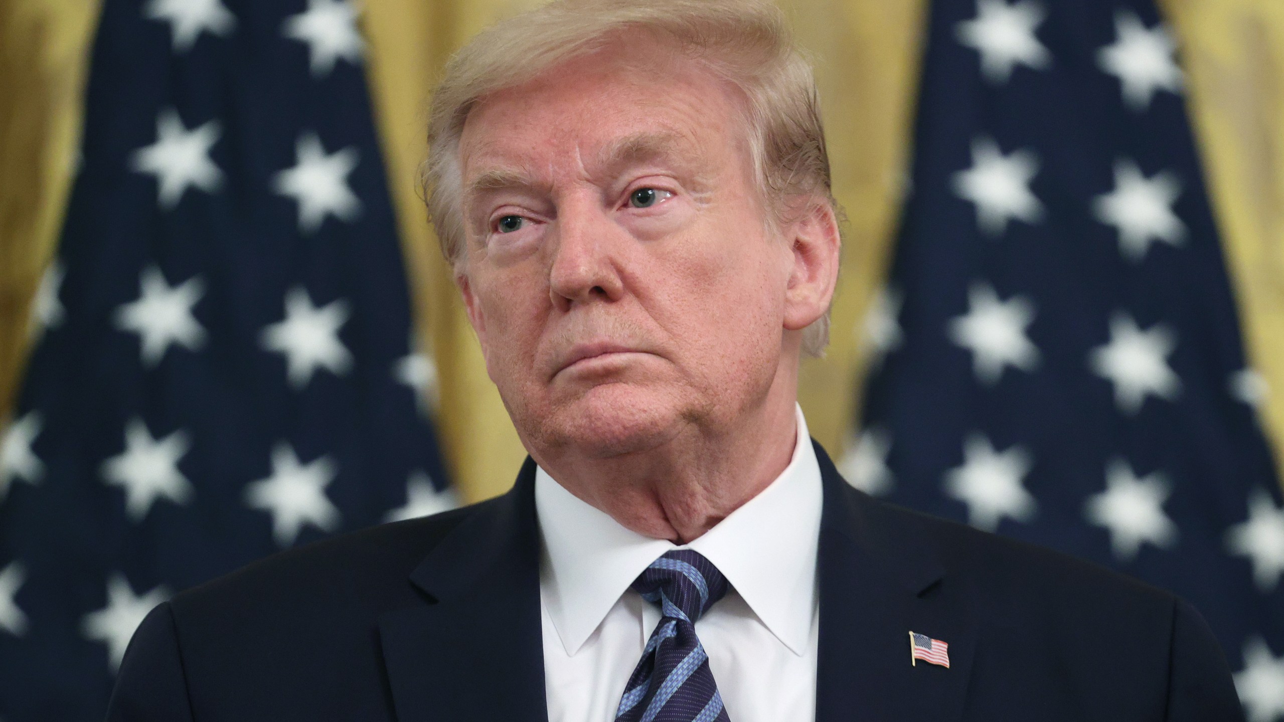 U.S. President Donald Trump speaks during an event on protecting America’s senior citizens in the East Room of the White House April 30, 2020, in Washington, D.C. (Win McNamee/Getty Images)