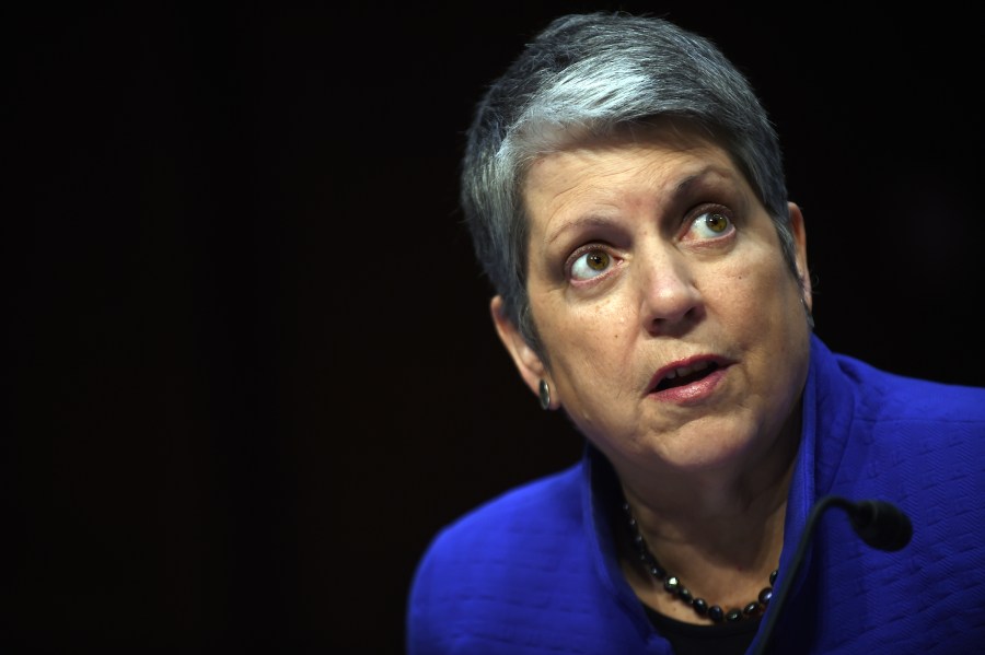 Janet Napolitano, president of the University of California, speaks during a hearing on July 29, 2015, in Washington, DC. (Astrid Riecken/Getty Images)