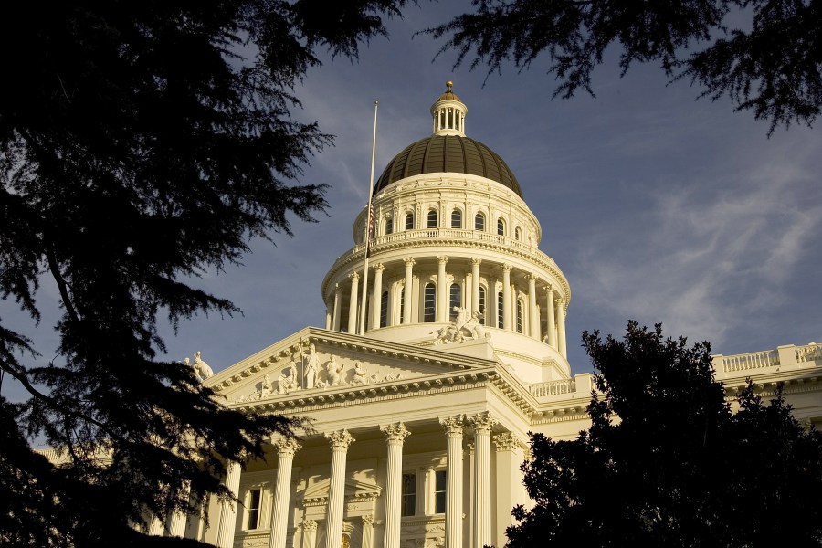 A file photo shows the state capitol in Sacramento. (David Paul Morris/Getty Images)