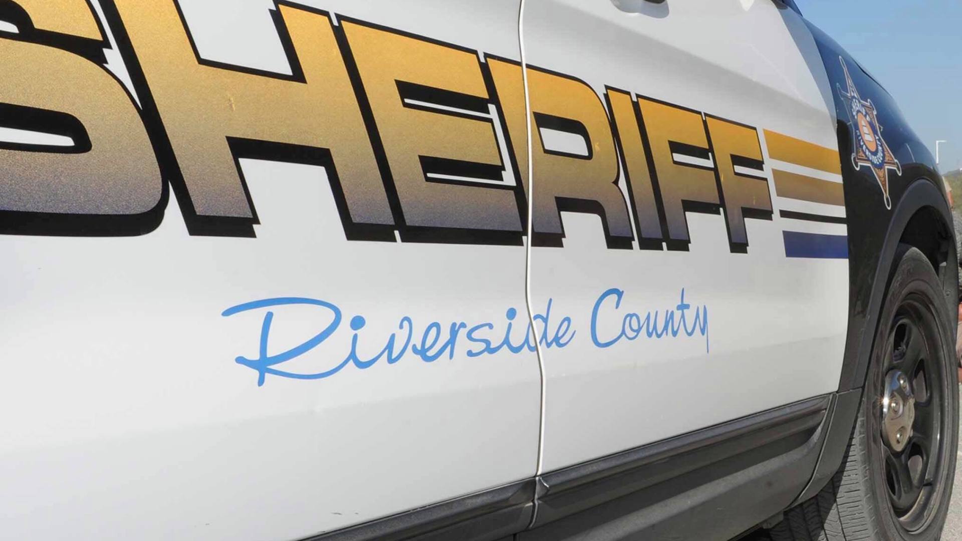 A Riverside County Sheriff’s Department vehicle is seen in an undated photo shared by the agency.