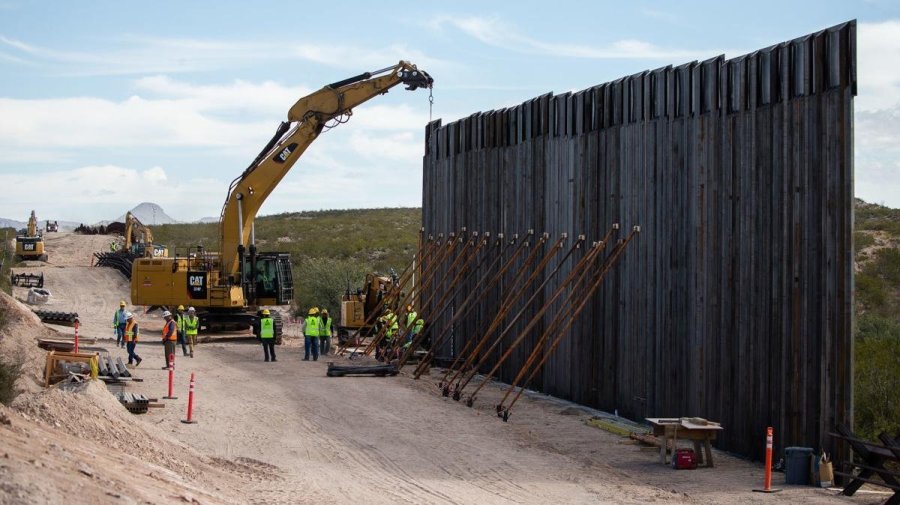 North Dakota company Fisher Sand and Gravel has been awarded a major border wall construction contract valued at more than $1.2 billion, a US Army Corps of Engineers spokesperson told CNN. (Josh Galemore/Arizona Daily Sun via CNN Wire)