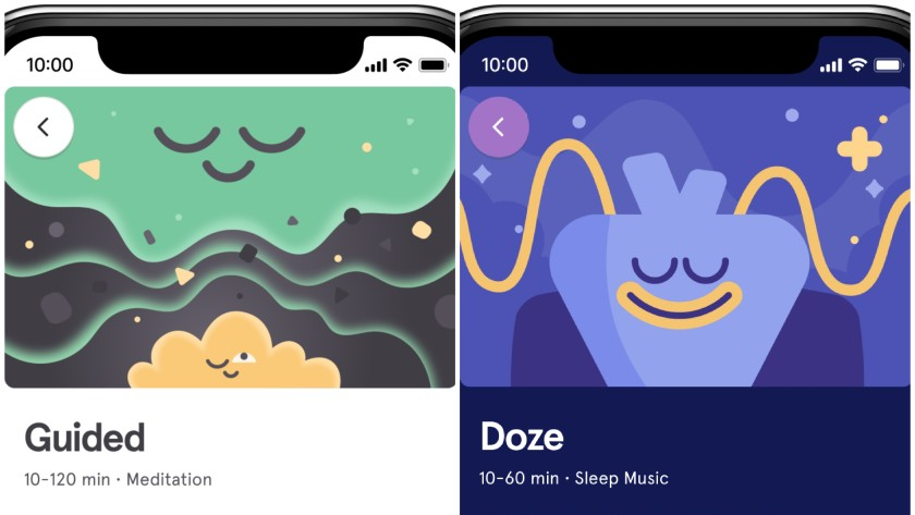 Screenshots of the Headspace app are shown in images provided by the company.