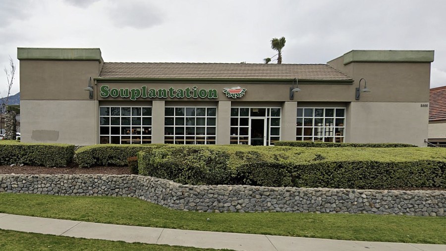 The Souplantation in Rancho Cucamonga is seen in this image from Google Maps.