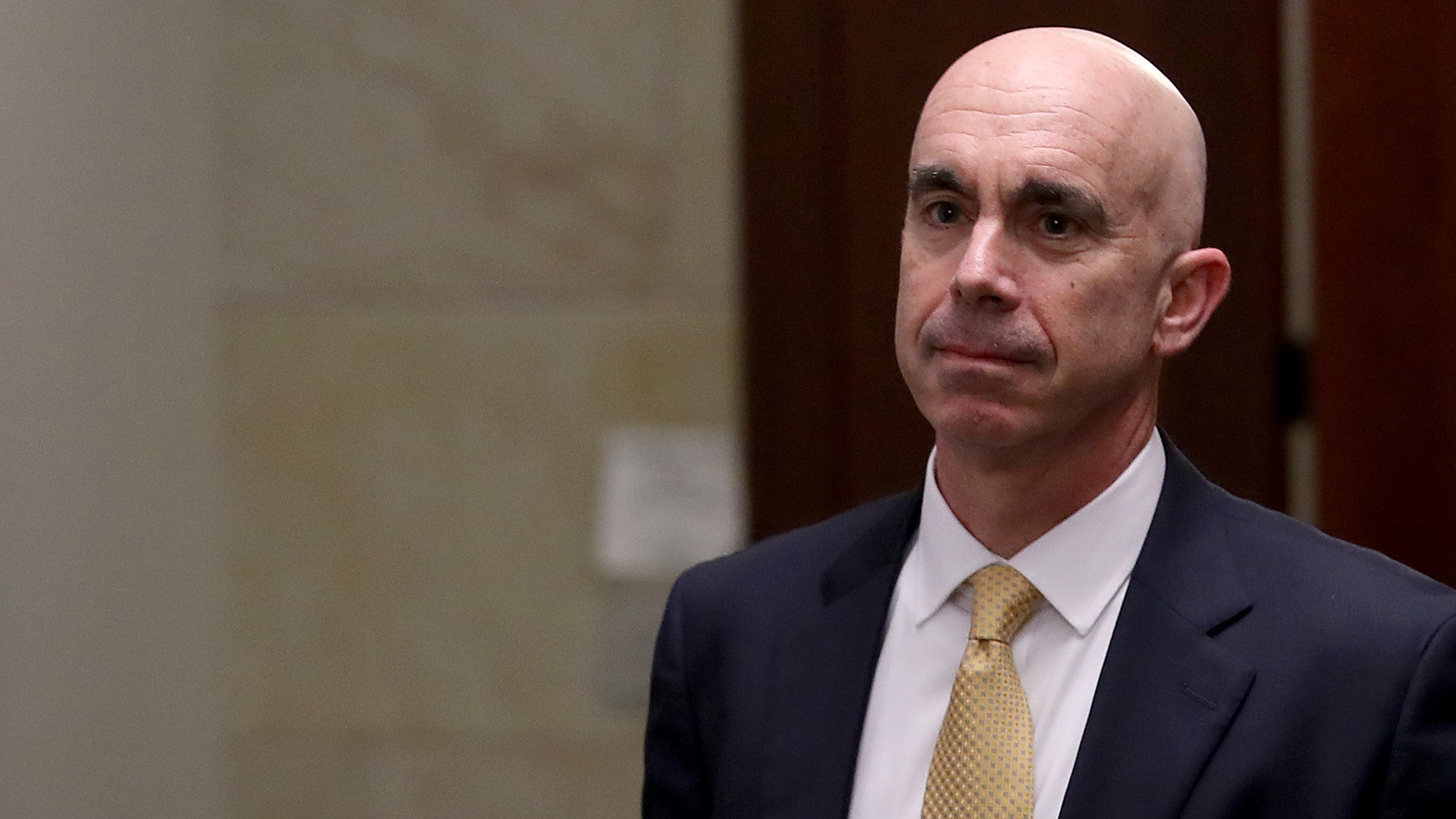 State Department Inspector General Steve Linick departs the U.S. Capitol Oct. 2, 2019. (Win McNamee / Getty Images)