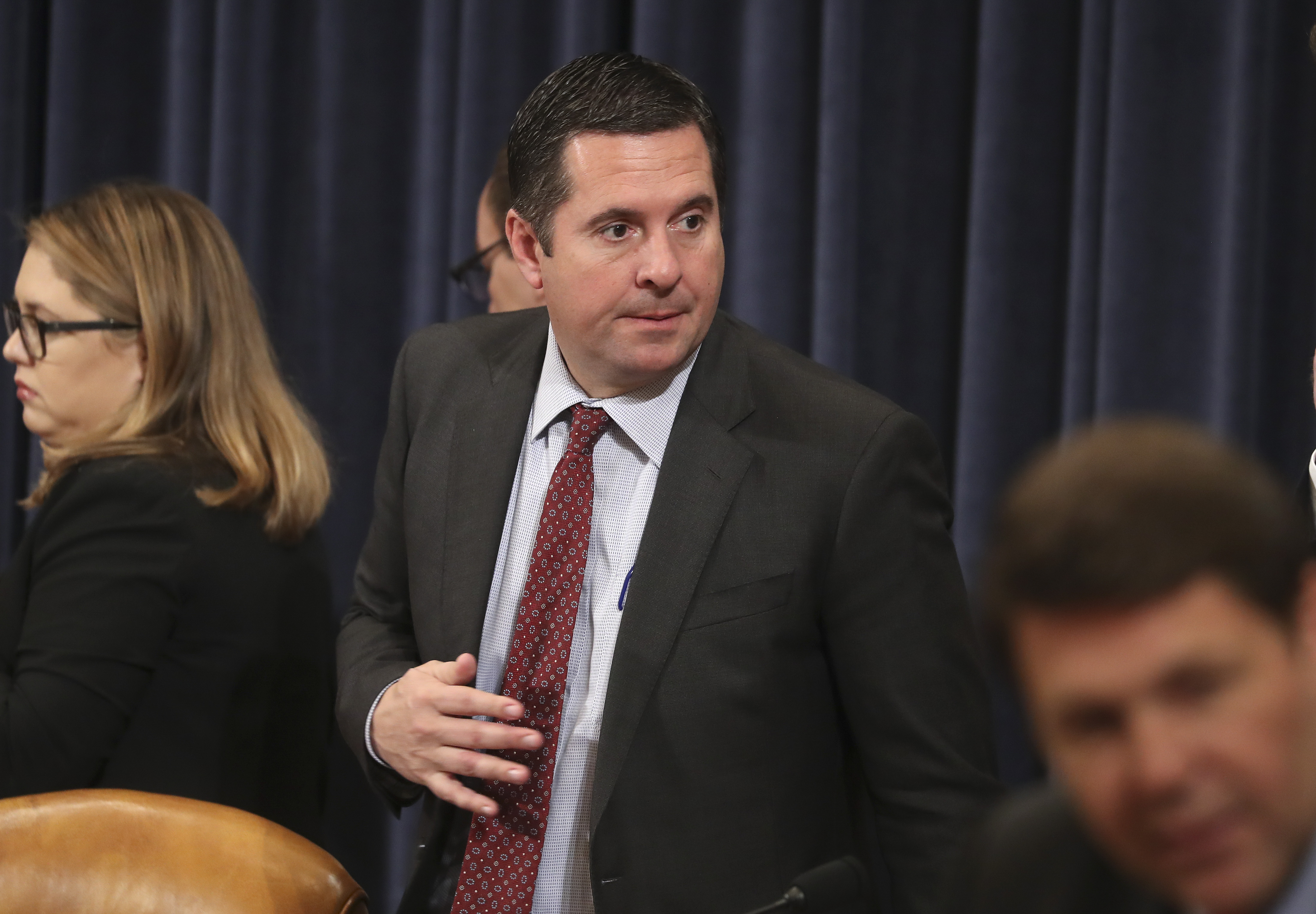 Devin Nunes (R-CA) attends a full committee markup on Dec. 17, 2019. (Mark Wilson/Getty Images)