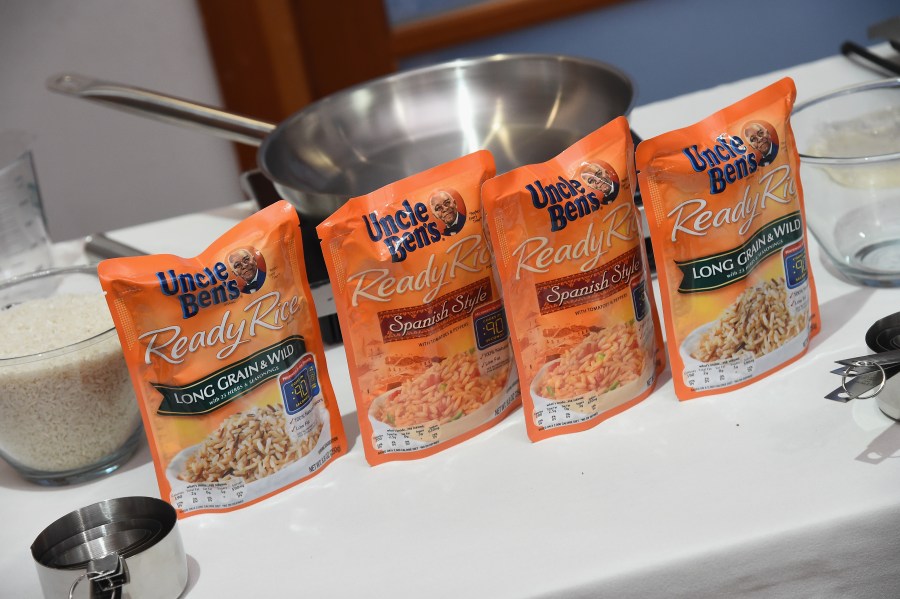 Uncle Ben's Ready Rice is seen during Ben's Beginners Cooking Contest Launch Event: Back to the Future Of Cooking at Home Studios on August 23, 2016 in New York City. (Ilya S. Savenok/Getty Images for Uncle Ben's)