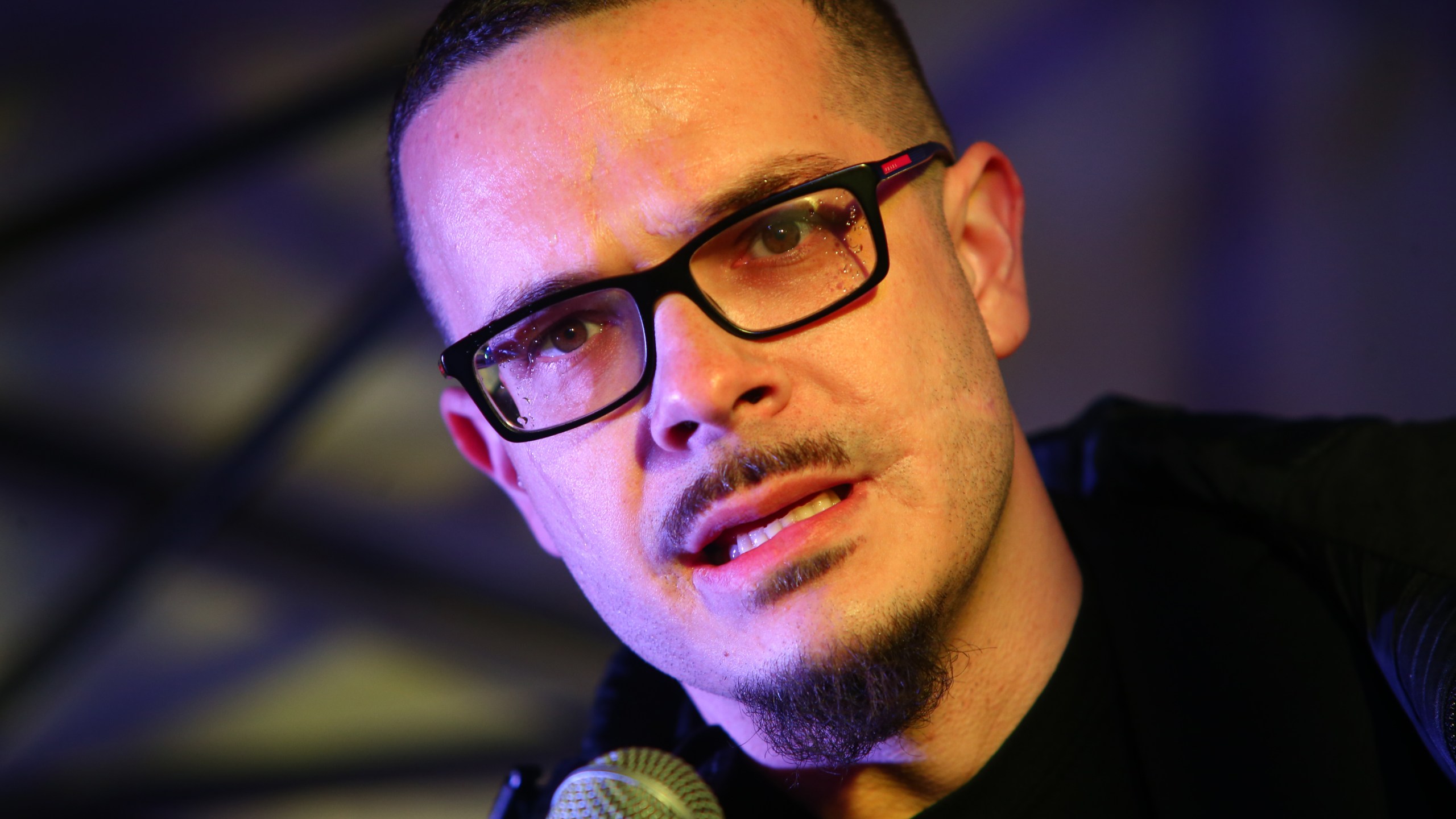 Shaun King speaks a rally in honor of International Women's Day in Seattle, Washington, on March 8, 2017. (Karen Ducey / Getty Images)