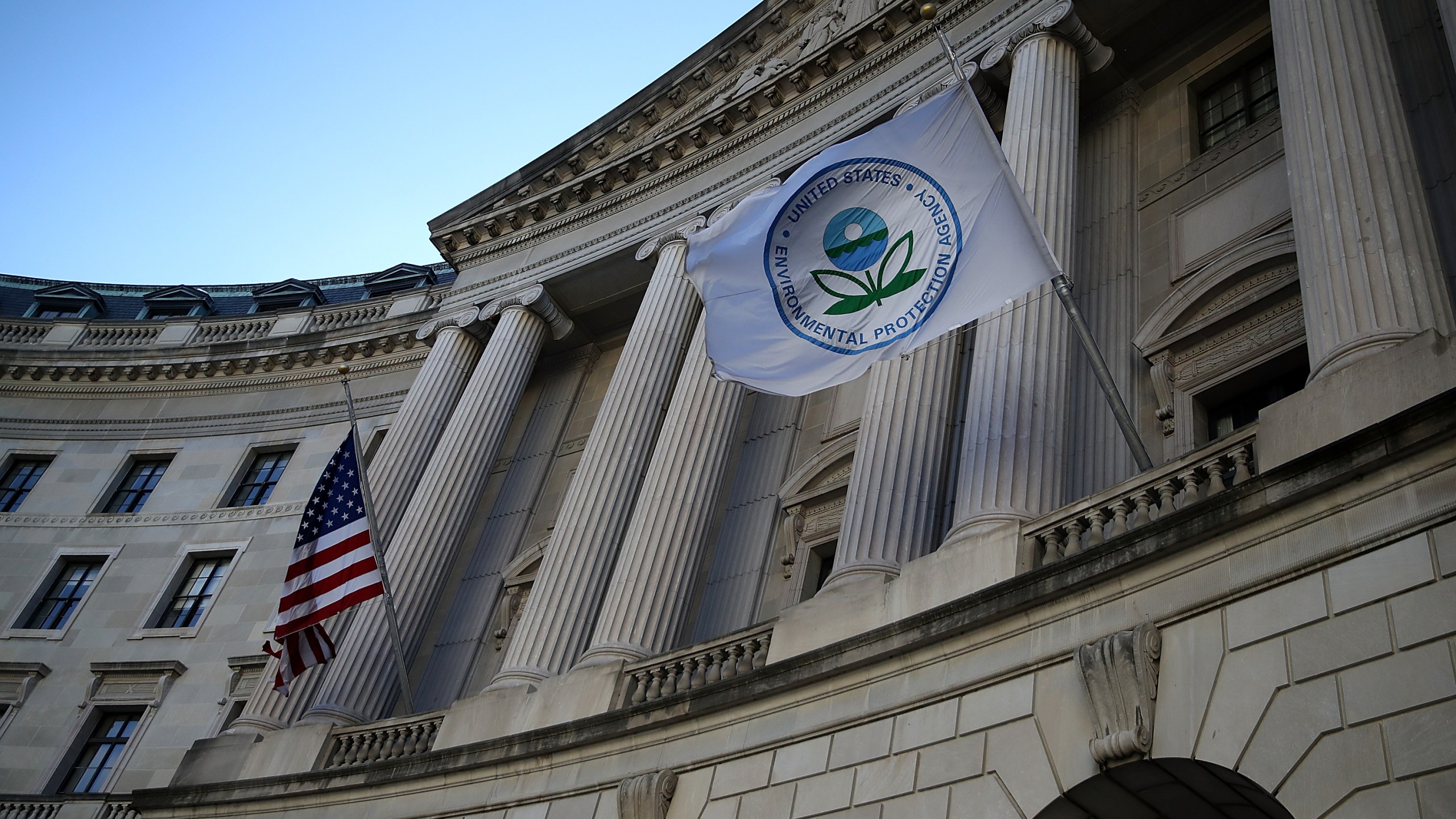 A view of the U.S. Environmental Protection Agency headquarters on March 16, 2017 in Washington, DC. (Justin Sullivan/Getty Images)