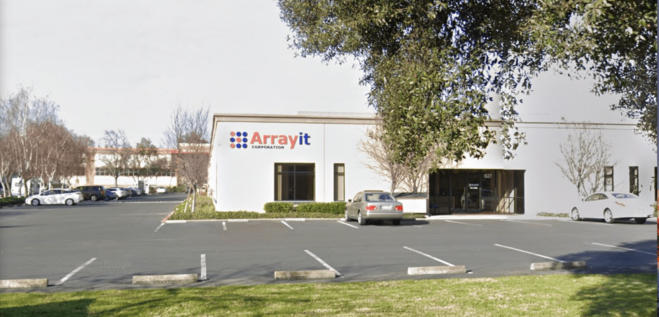 Arrayit Corporation offices in Sunnyvale are seen in an undated photo from Google Maps street view.