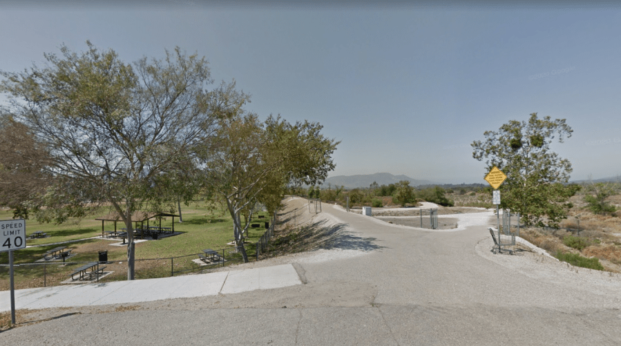 A bike path near Old Telegraph Road in Fillmore is shown in a Street View image from Google Maps.