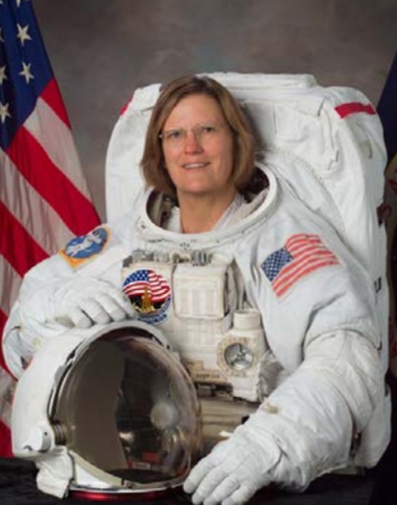 Kathy Sullivan is seen in an image from NASA.