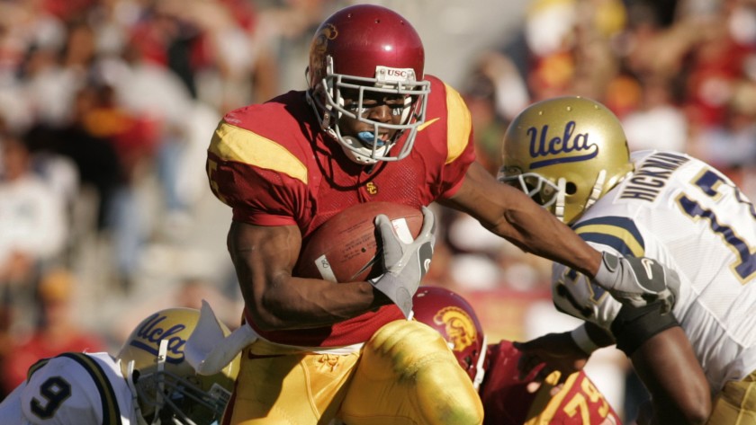 USC has reinstated Reggie Bush 10 years after the NCAA ordered the university to disassociate itself from the Heisman Trophy-winning running back. (Lori Shepler / Los Angeles Times)