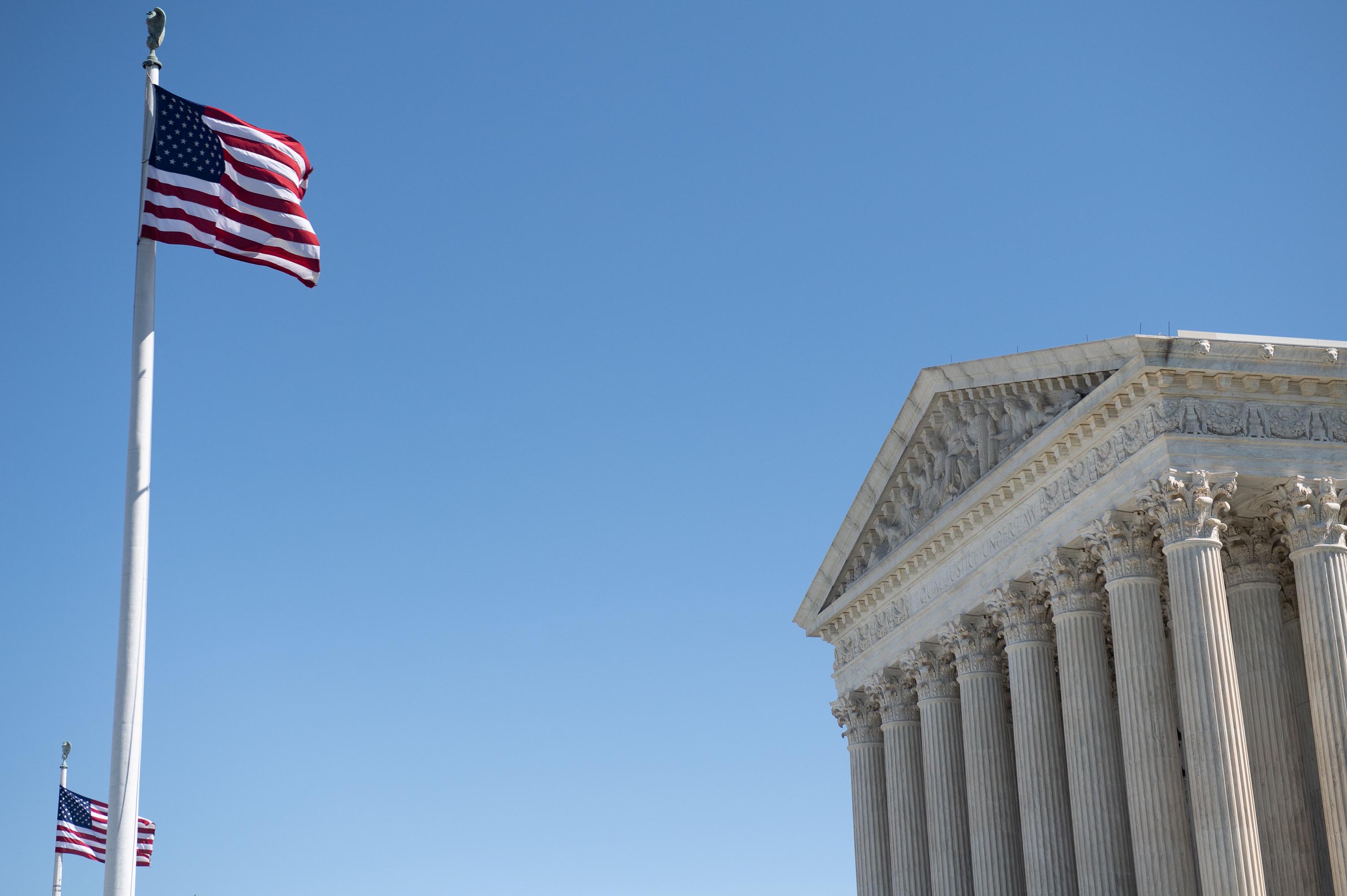 The U.S. Supreme Court is seen in Washington, DC, on May 4, 2020. (SAUL LOEB/AFP via Getty Images)