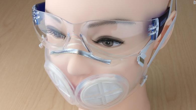 The iMASC, a new silicone mask that can be be sterilized and worn many times. (MIT)