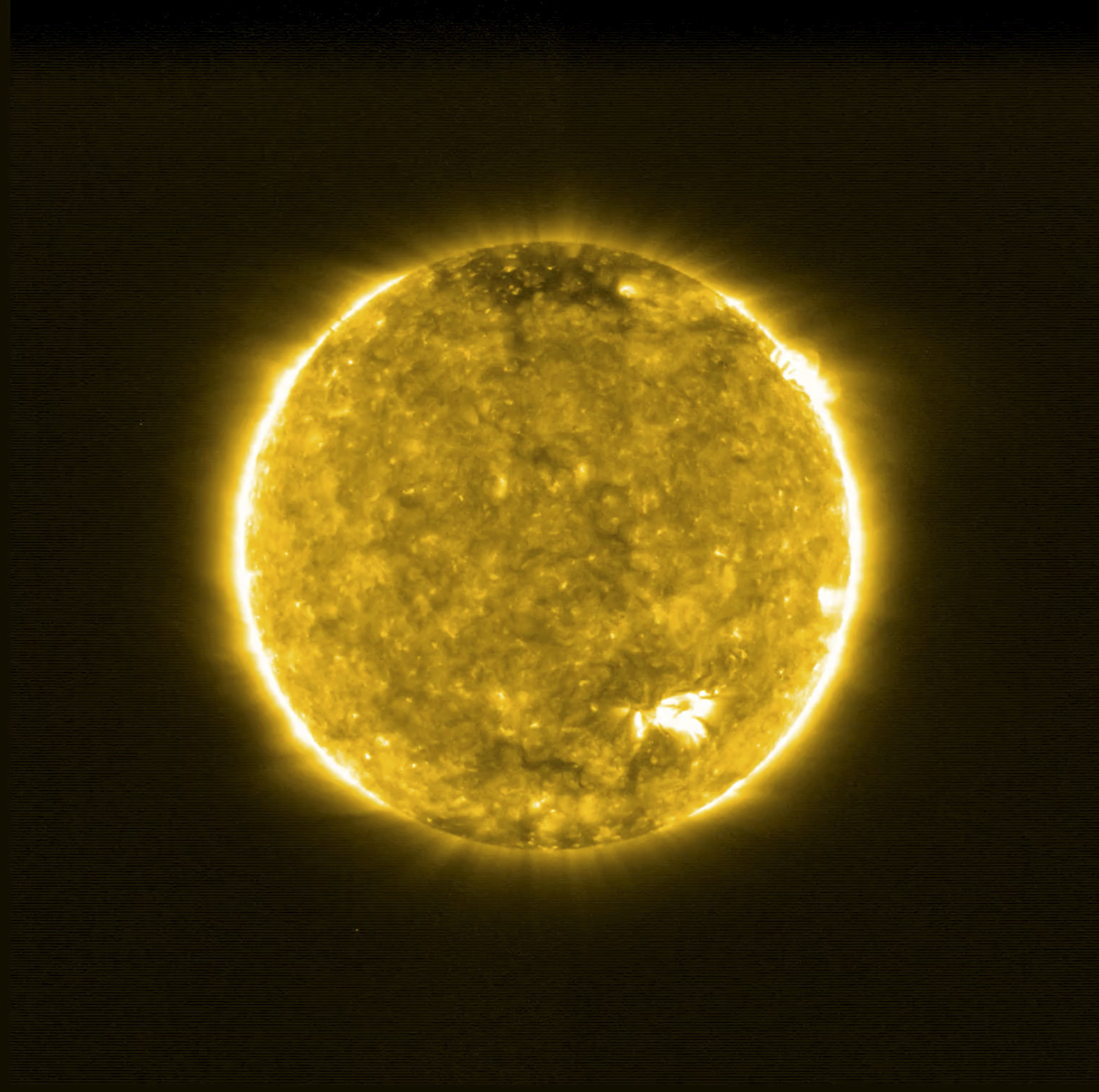 This image, provided by the European Space Agency (ESA) on Thursday, July 16, 2020, shows the Sun. The Extreme Ultraviolet Imager (EUI) on ESA's Solar Orbiter spacecraft took this image on 30 May 2020. It shows the Sun's appearance at a wavelength of 17 nanometers, which is in the extreme ultraviolet region of the electromagnetic spectrum. During an online press briefing with Solar Orbiter mission experts, the first images from ESA's new Sun-observing spacecraft were released on Thursday. (Solar Orbiter/EUI Team (ESA & NASA); CSL, IAS, MPS, PMOD/WRC, ROB, UCL/MSSL/ via AP)