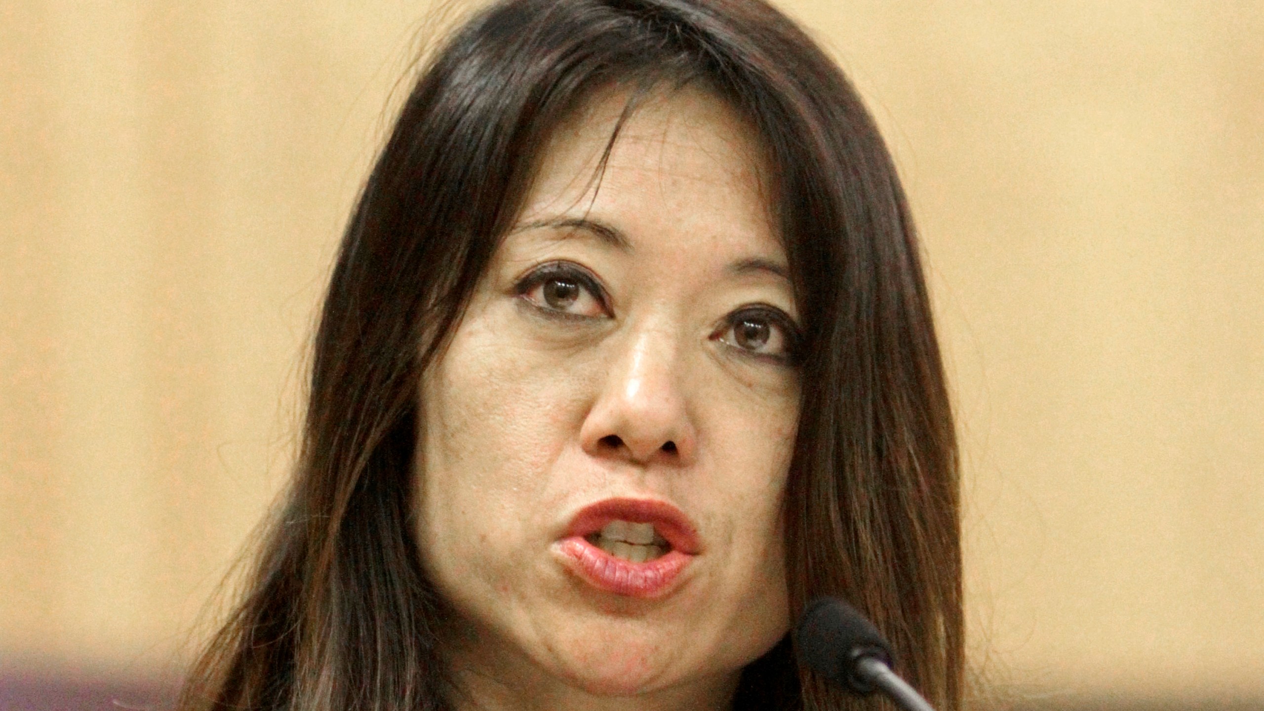 Then-Assemblywoman Fiona Ma speaks at a hearing at the Capitol in Sacramento on June 14, 2011. She is now California's treasurer. (Rich Pedroncelli / Associated Press)