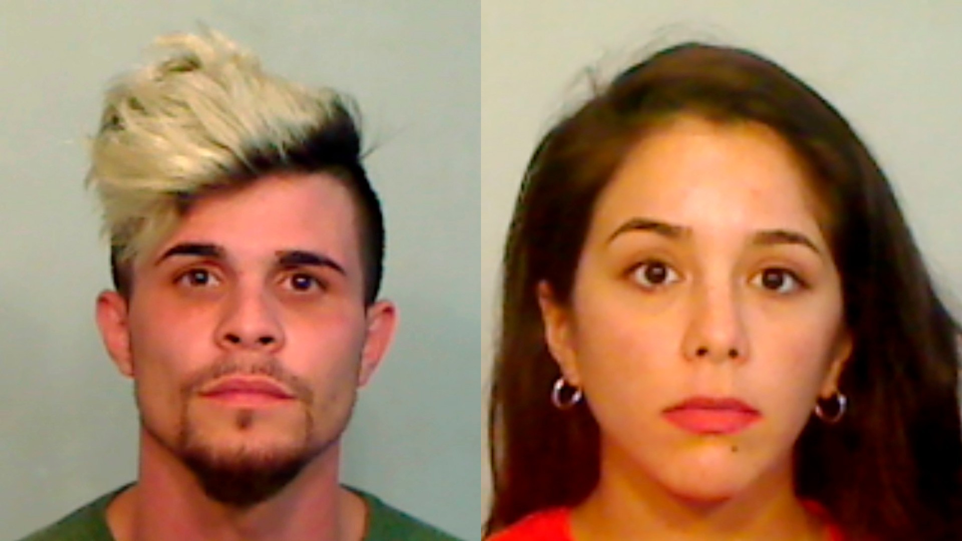 Jose Antonio Freire Interian, right, and Yohana Anahi Gonzalez, left, are seen in booking photos. (Monroe County Sheriff's Office via AP)