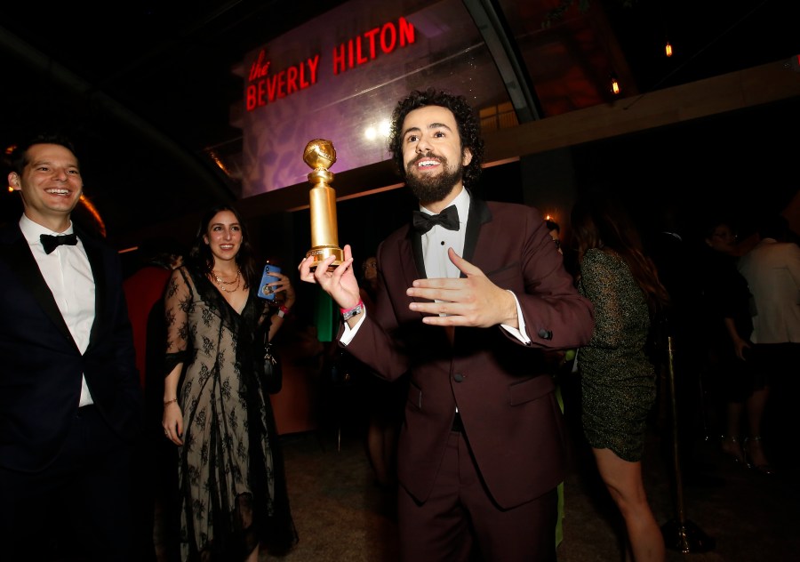 Ramy Youssef, Golden Globe winner for Best Performance by an Actor in a Television Series - Musical or Comedy, attends the 2020 Walt Disney Company Post-Golden Globe Awards Show celebration at The Beverly Hilton Hotel on January 5, 2020. (Rachel Murray/Getty Images for Hulu)