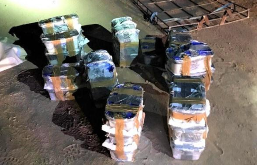 The 145.5 pounds of methamphetamine seized by U.S. Customs and Border Protection officers on July 11, 2020 (CBP)