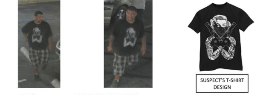 A man involved in an assault is shown in photos released by the Irwindale Police Department on July 27, 2020. 