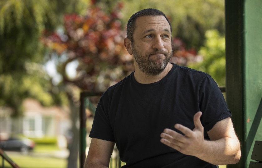 Barry Levine, a freelance copywriter who has been unemployed for 15 weeks, is seen in this July 2020 photo. (Mel Melcon/Los Angeles Times)