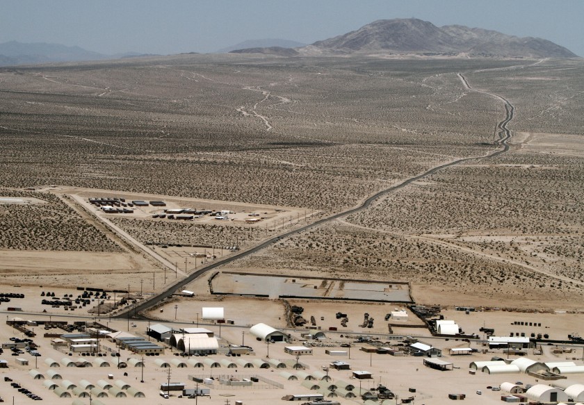 Twentynine Palms Marine combat training base is seen in 2011. (Don Bartletti / Los Angeles Times)